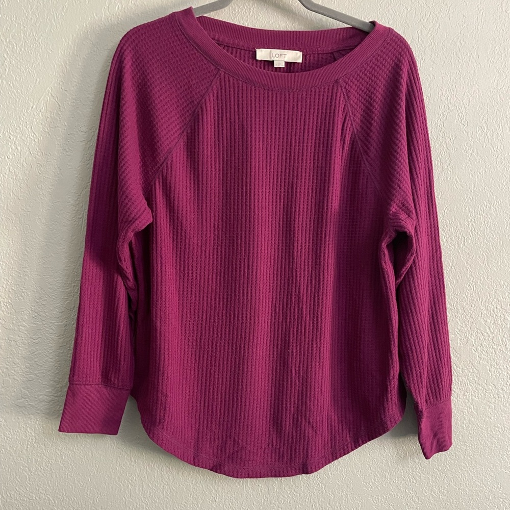 LOFT Long sleeve shirt Large